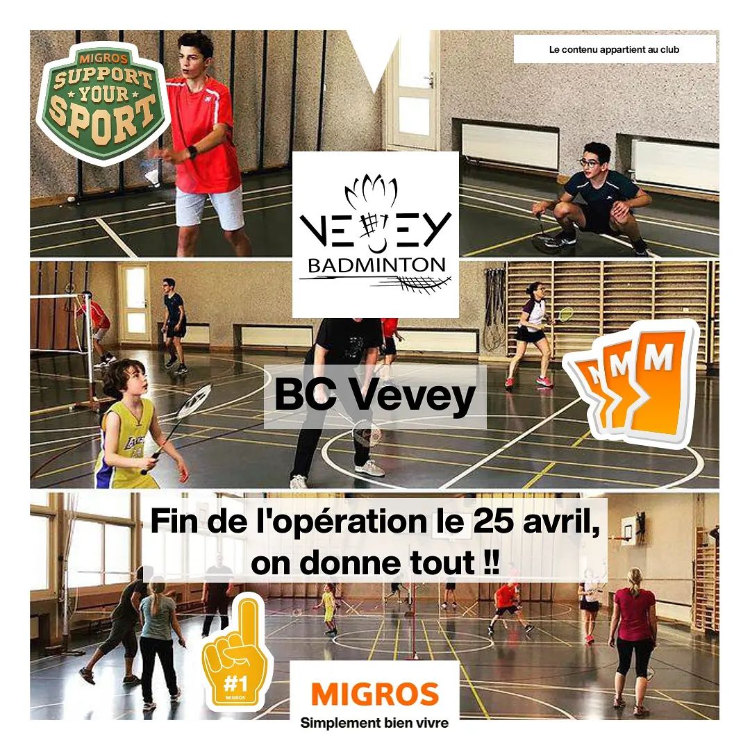#sys #migros #supportyoursport #badminton