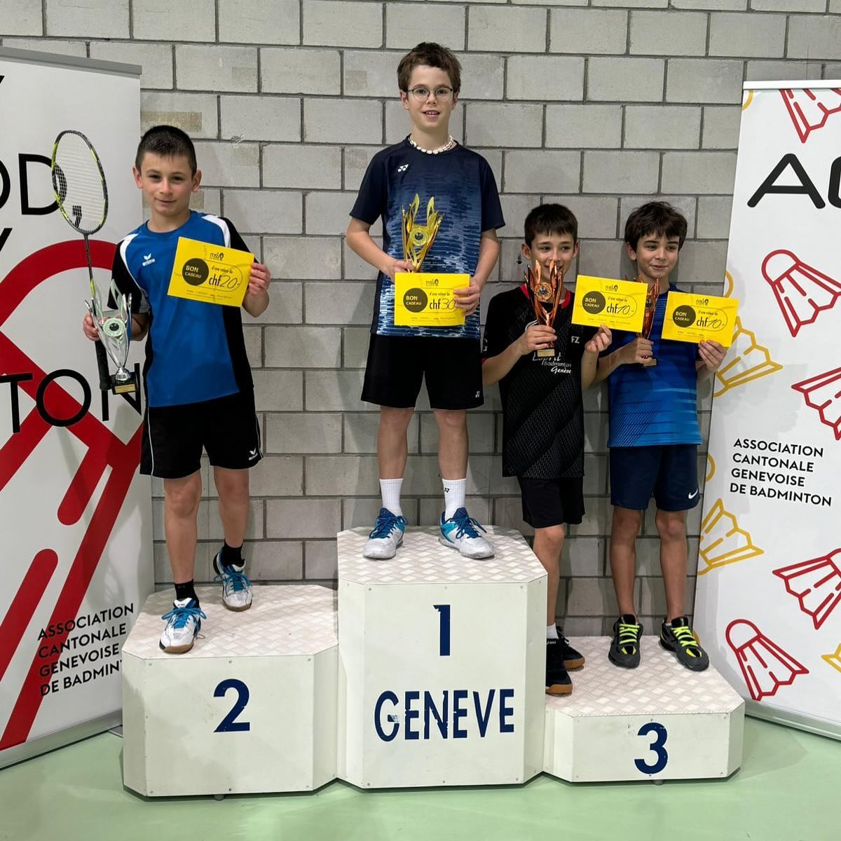 📢 Un junior du club remporte le titre de vice-champion romand U11 🥈 lors des finales du championnat juniors series organisé par @acgb_badminton 🙌🏼 Bravo Taïk! #bcvevey